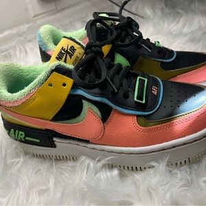 W/7 Nike Air Force multi color